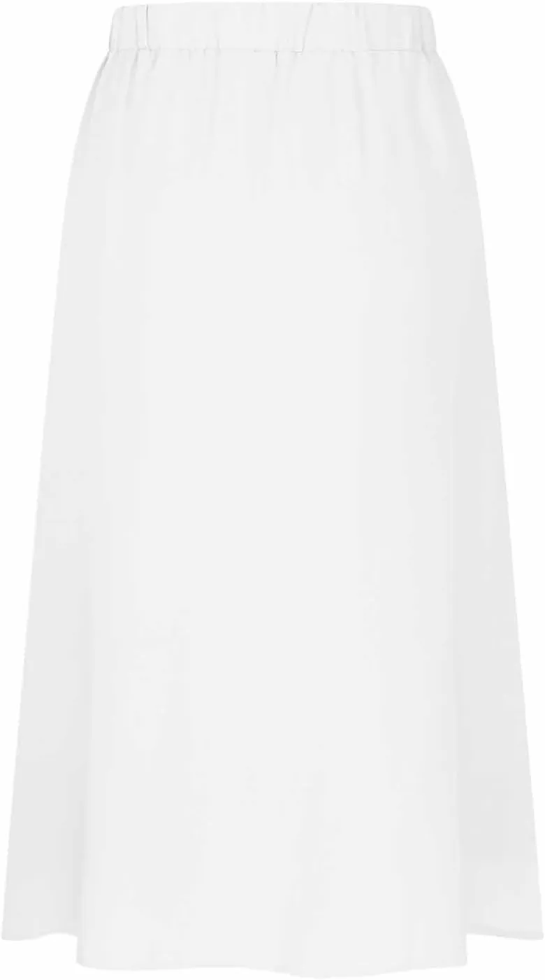 Skirts for Women Summer High Waisted Button Down Front Skirt with Pockets Casual Vintage Swing Flowy A-Line Skirts
