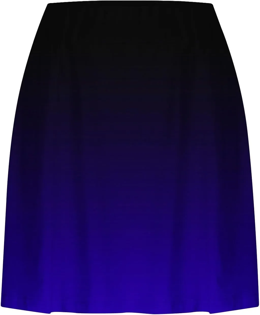 Skirts for Women Trendy Gradient Workout Sports Skirt Tummy Control Skirt Elastic High Waisted Casual Mini Skirt