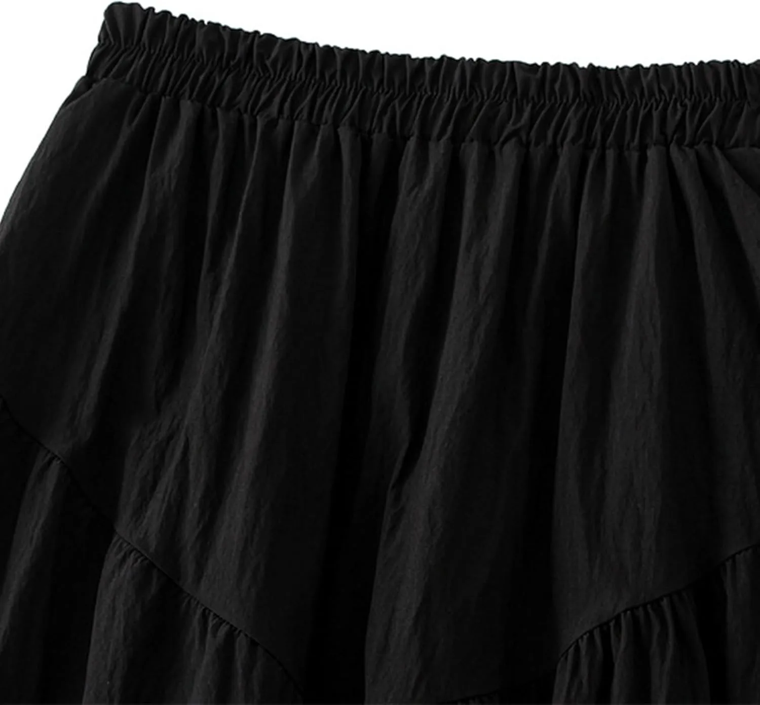 Skirts for Women Trendy Summer 2024 Midi Skirt High Waisted Boho Beach Casual Pleated A-Line Swing Flowy Long Skirts