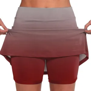 Skorts for Women Plus Size Shorts,Women's Knee Length Skorts Skirts Tennis Athletic Golf Causal Skort with Pockets