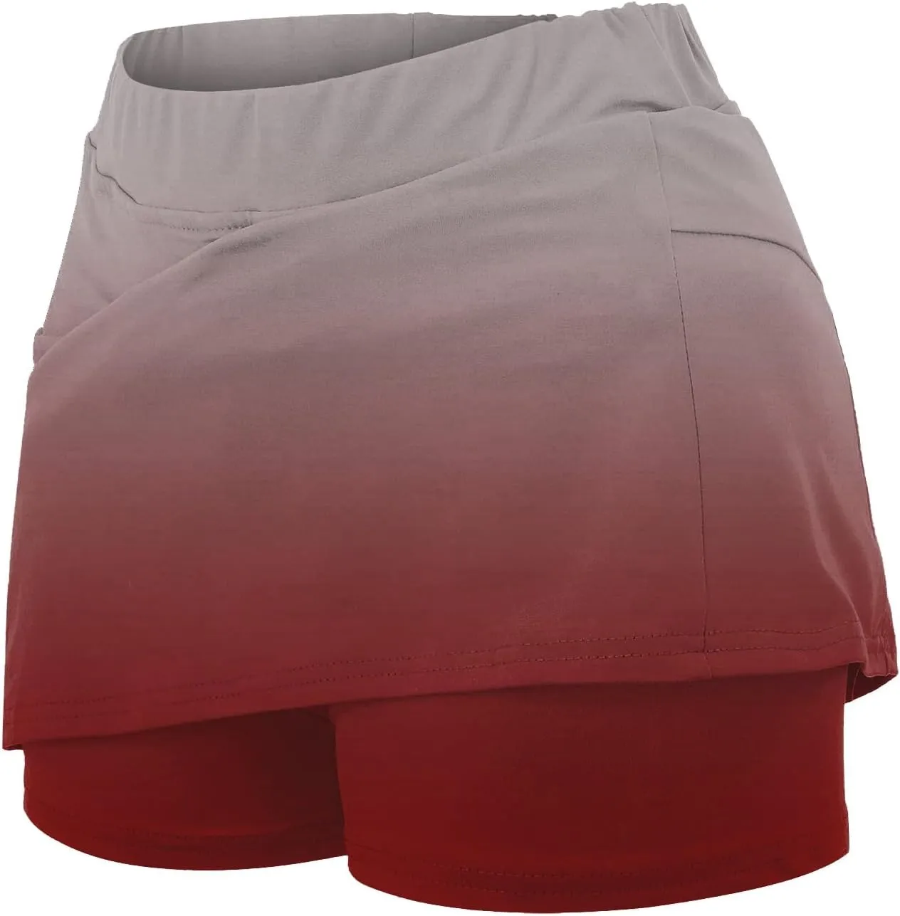Skorts for Women Plus Size Shorts,Women's Knee Length Skorts Skirts Tennis Athletic Golf Causal Skort with Pockets