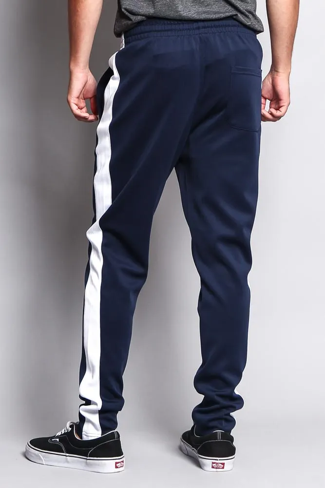 Slim Fit Striped Track Pants