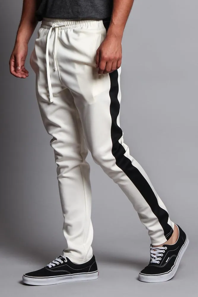 Slim Fit Striped Track Pants