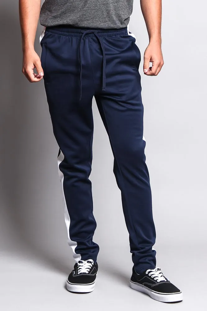 Slim Fit Striped Track Pants