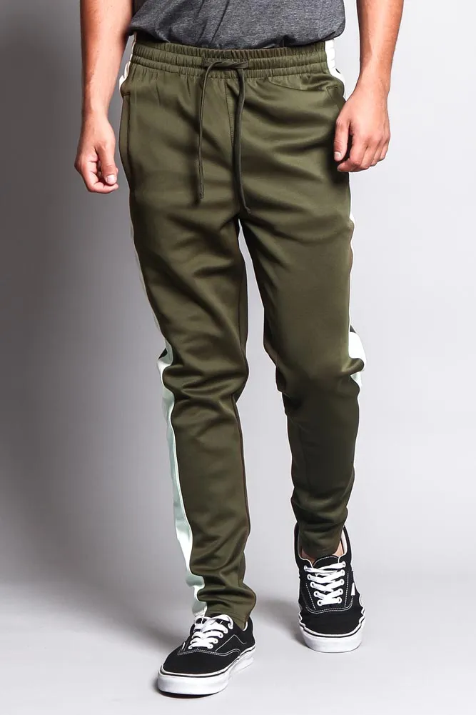 Slim Fit Striped Track Pants