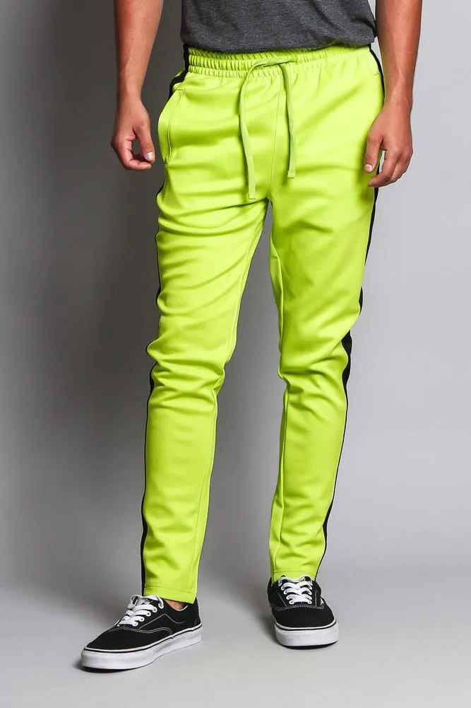 Slim Fit Striped Track Pants
