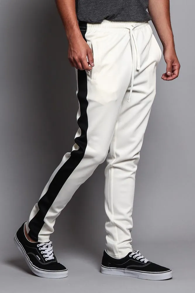 Slim Fit Striped Track Pants