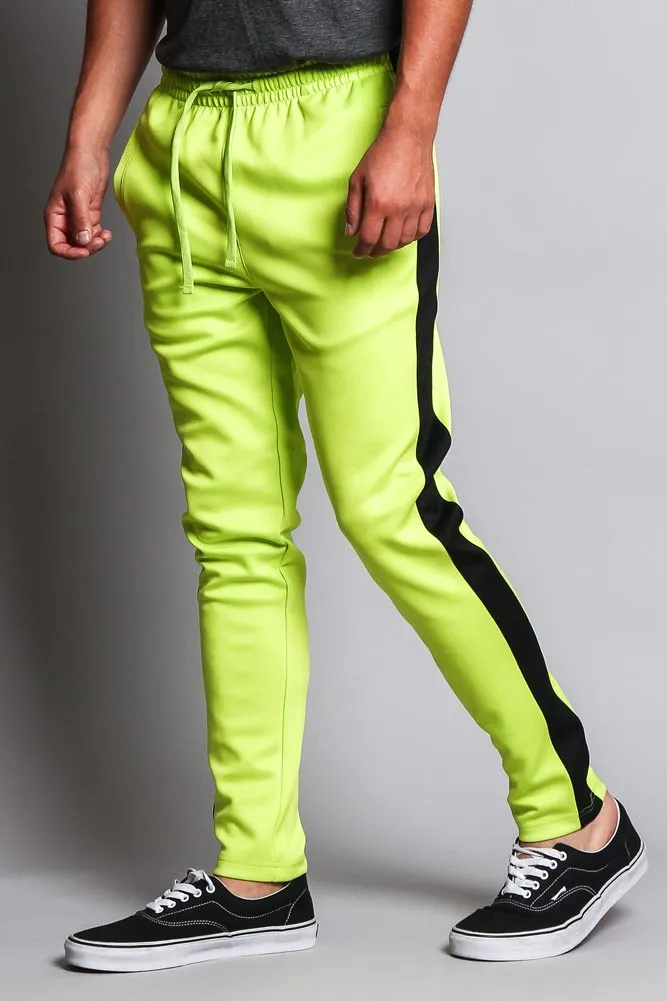 Slim Fit Striped Track Pants