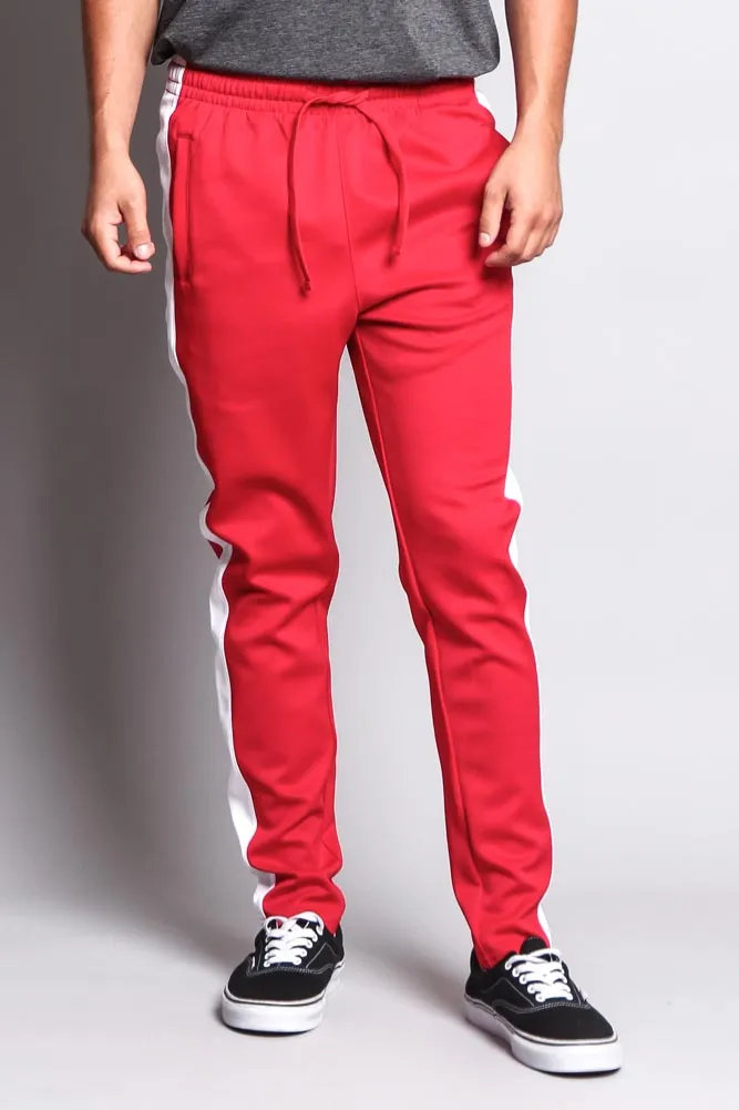 Slim Fit Striped Track Pants
