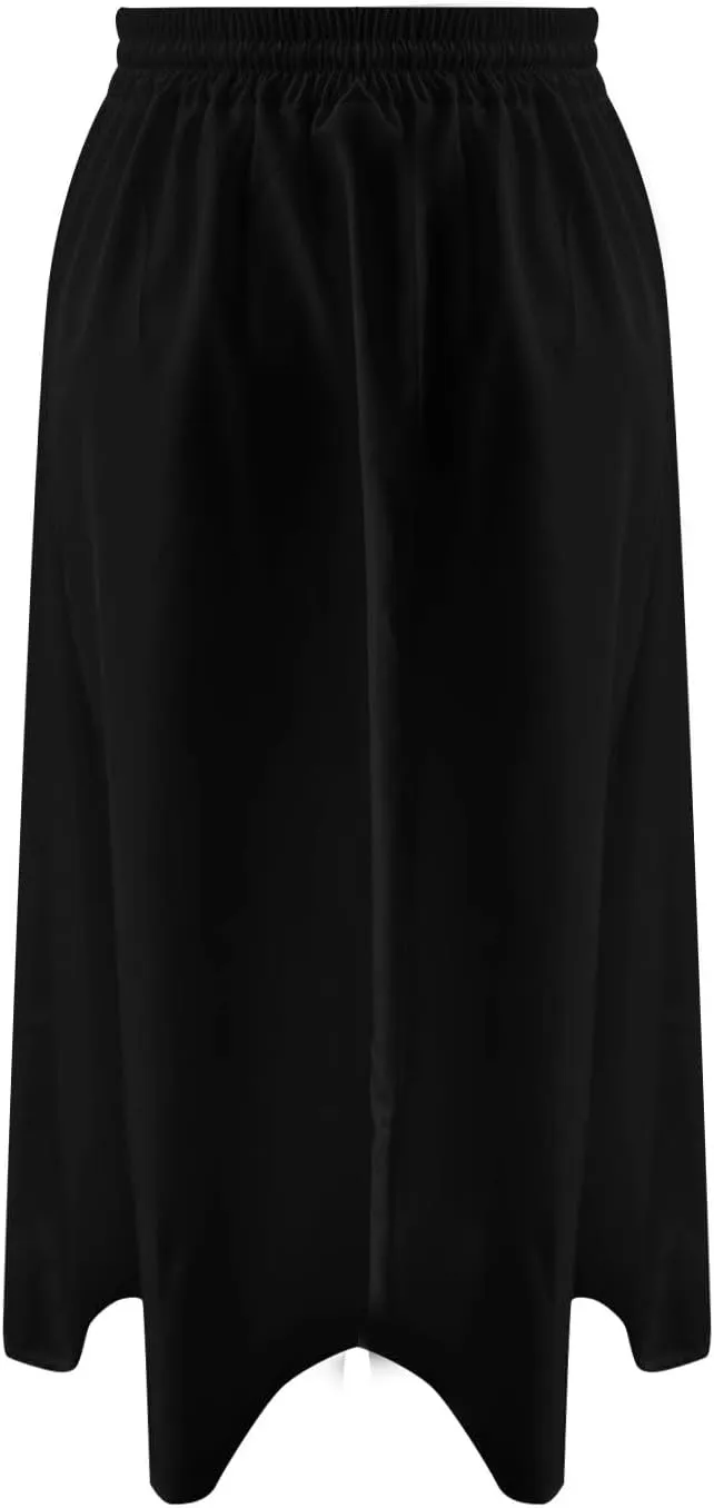 Summer Beach Boho Floral Maxi Skirt Women Elastic High Waist Tiered Pleated Flowy Long Casual Skirt