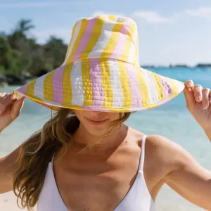 Sunkissed Stripe Bucket Hat