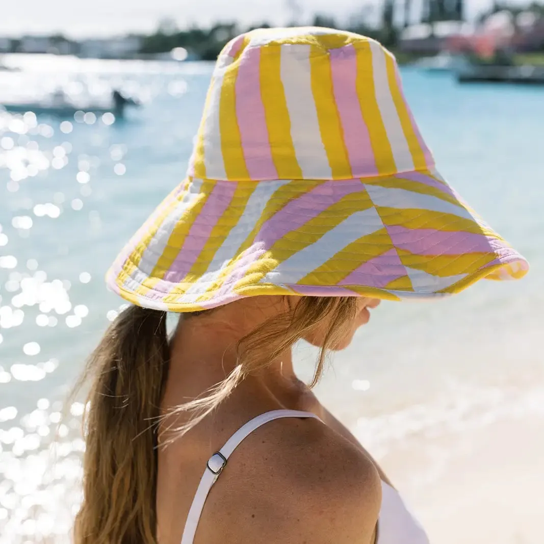 Sunkissed Stripe Bucket Hat