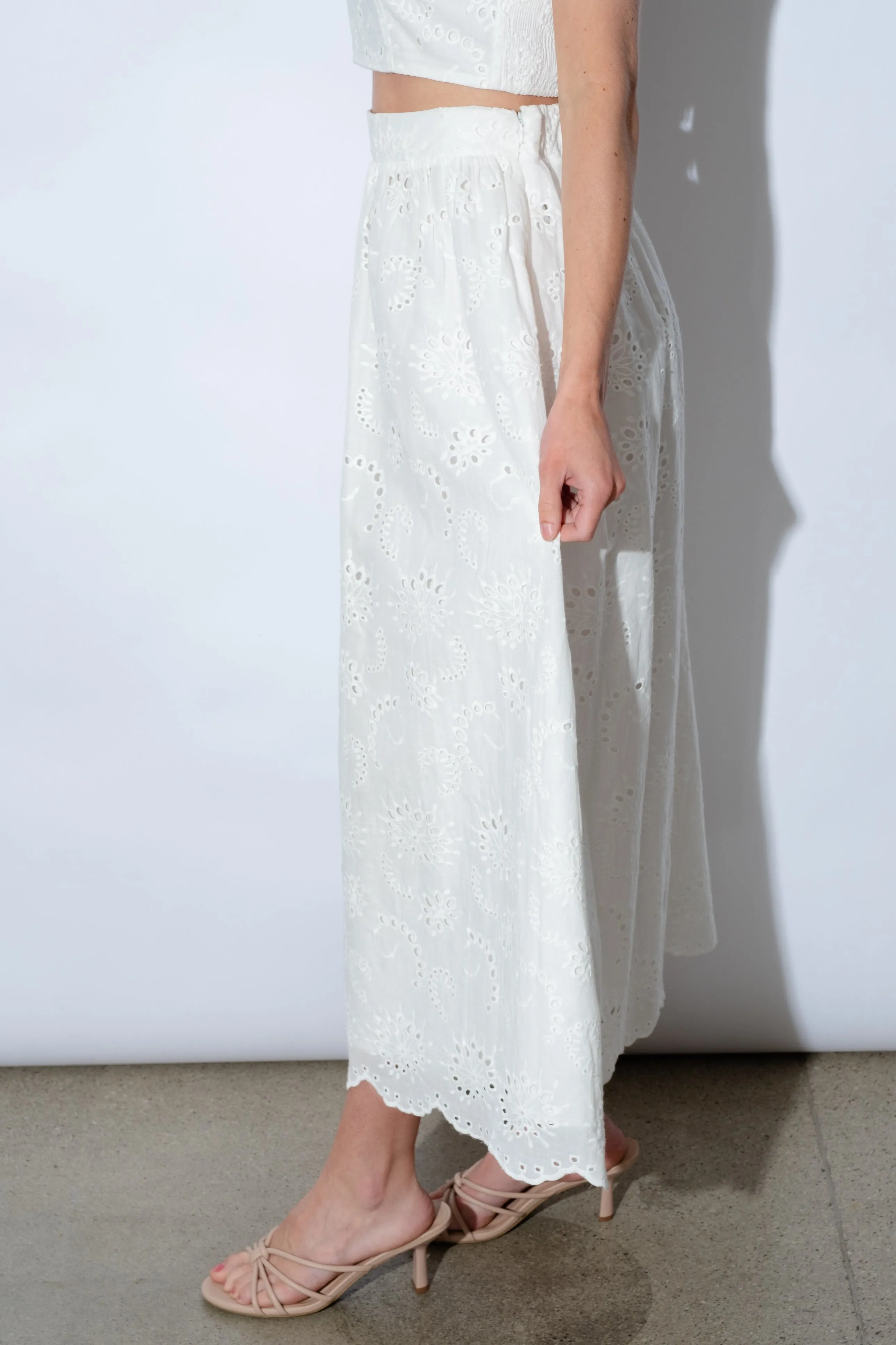 Tayla Eyelet Skirt