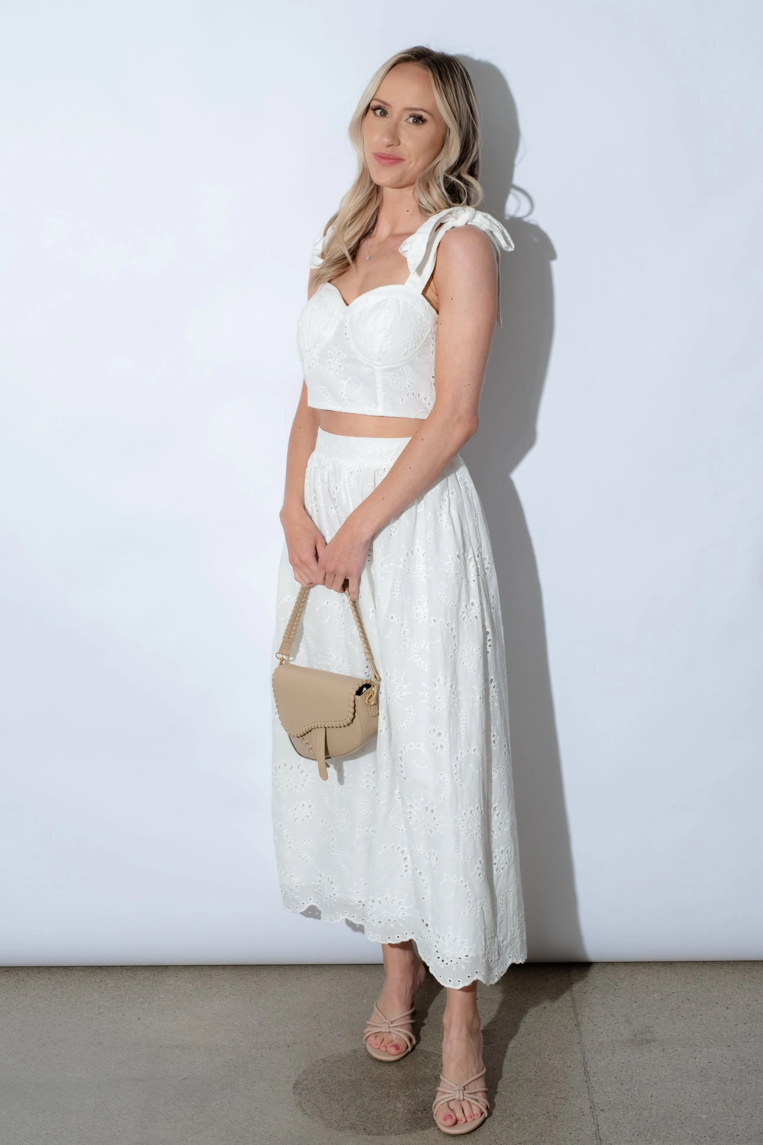 Tayla Eyelet Skirt