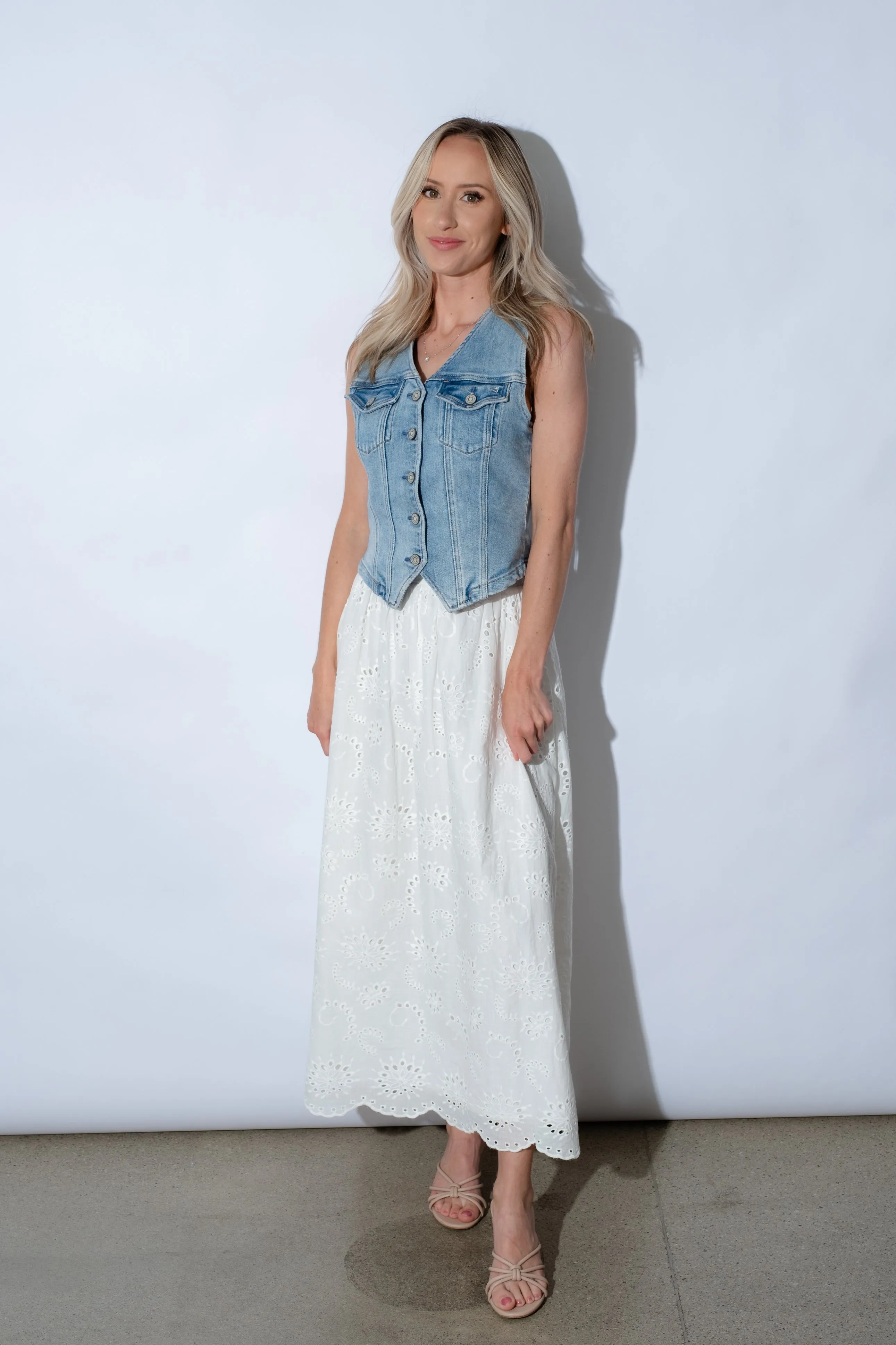 Tayla Eyelet Skirt