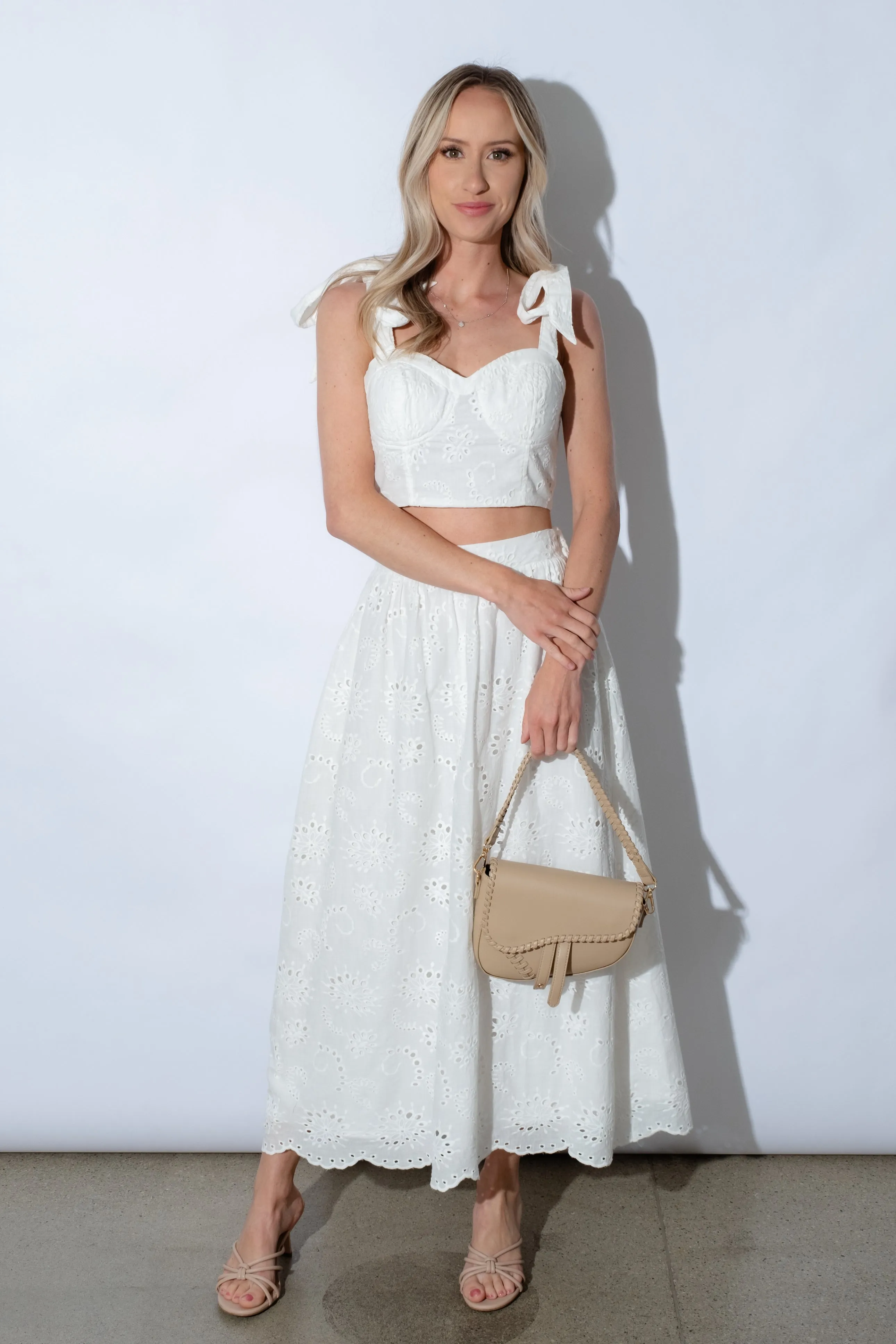 Tayla Eyelet Skirt