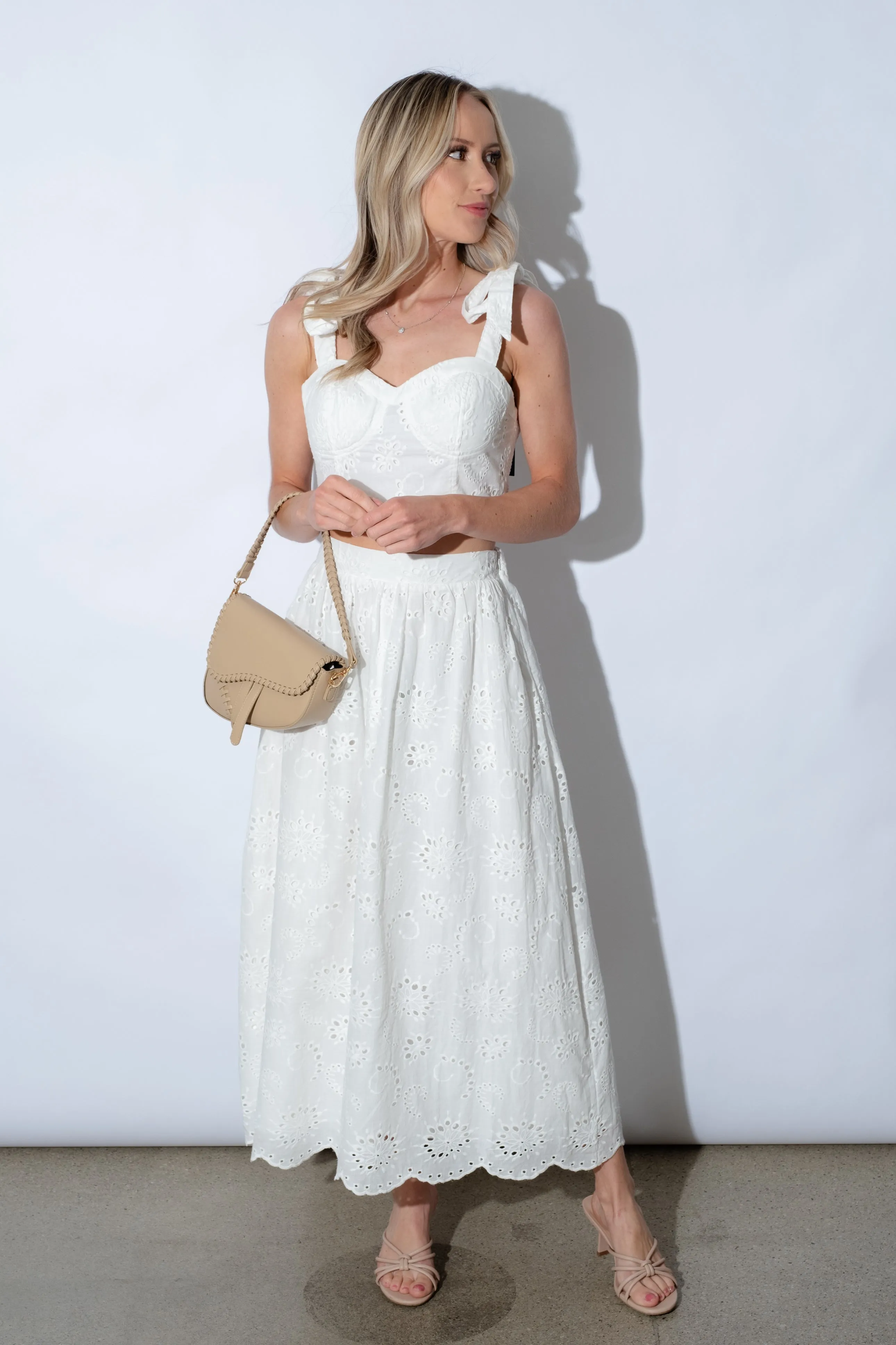Tayla Eyelet Skirt