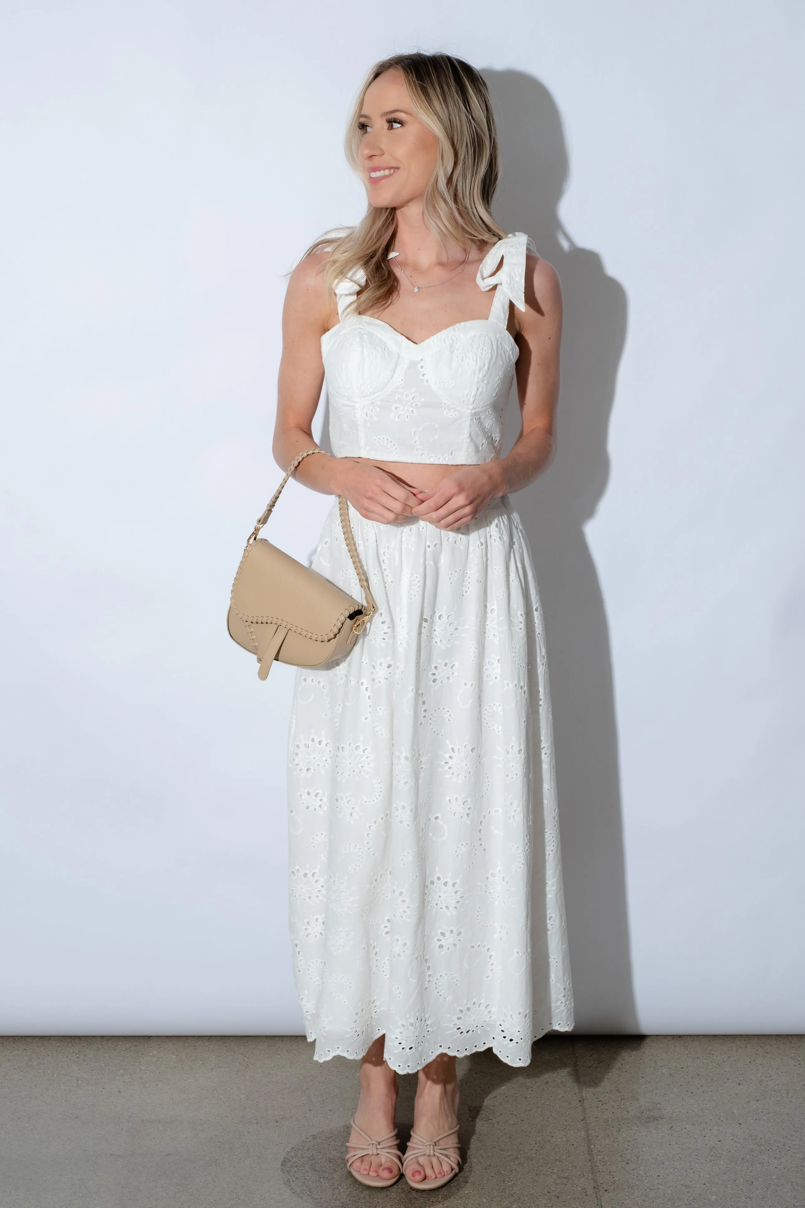 Tayla Eyelet Skirt