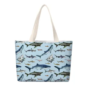 [TB-TD-TL-TM-TW-810] Sharks World Totes