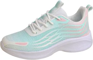 Tennis Shoes Womens Walking Fashion Lace Up Comfortable Soft Sole Sneakers Summer Lightweight Breathable Workout Shoes