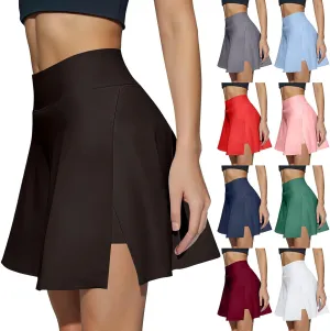 Tennis Skirts for Women with Shorts High Waisted Tummy Control Golf Skorts with Pockets Athletic Pickleball Skirts