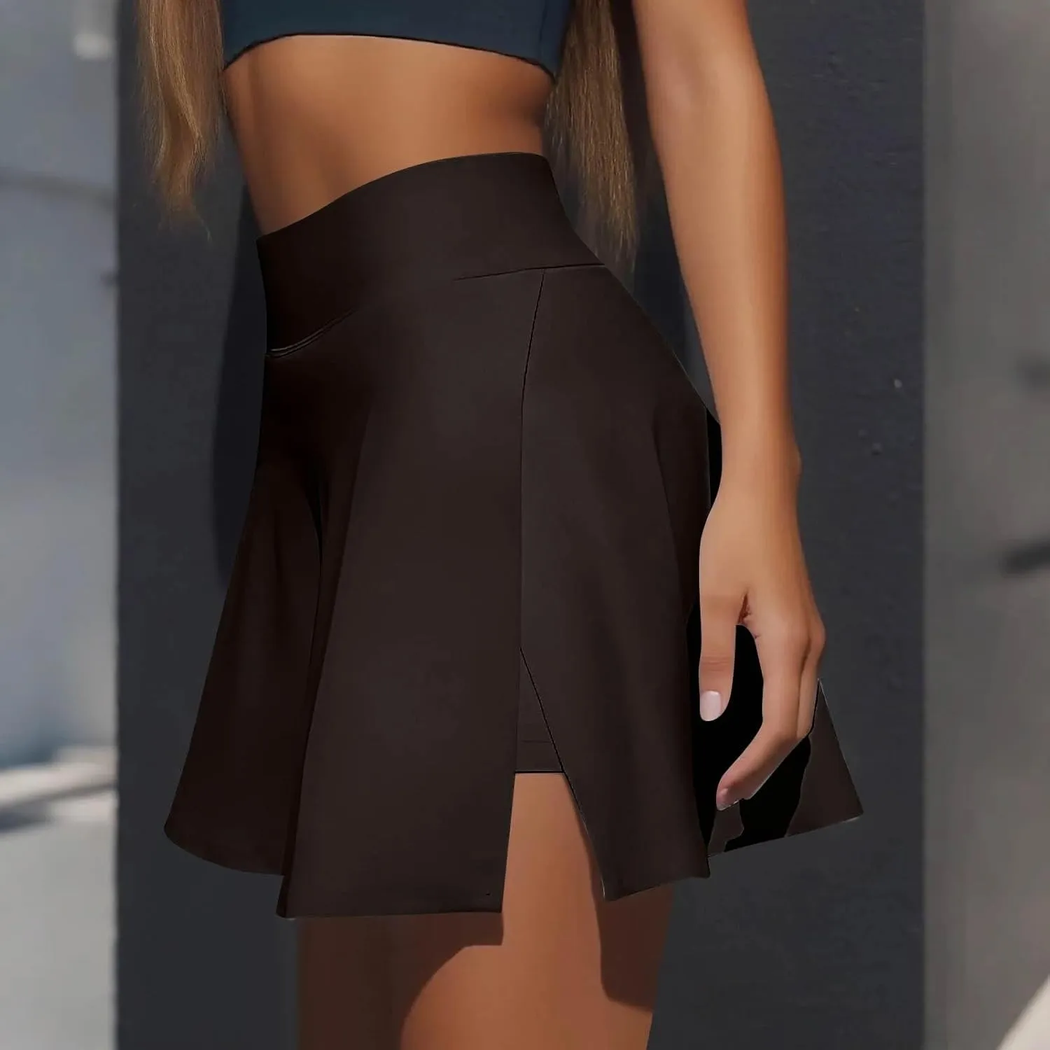 Tennis Skirts for Women with Shorts High Waisted Tummy Control Golf Skorts with Pockets Athletic Pickleball Skirts