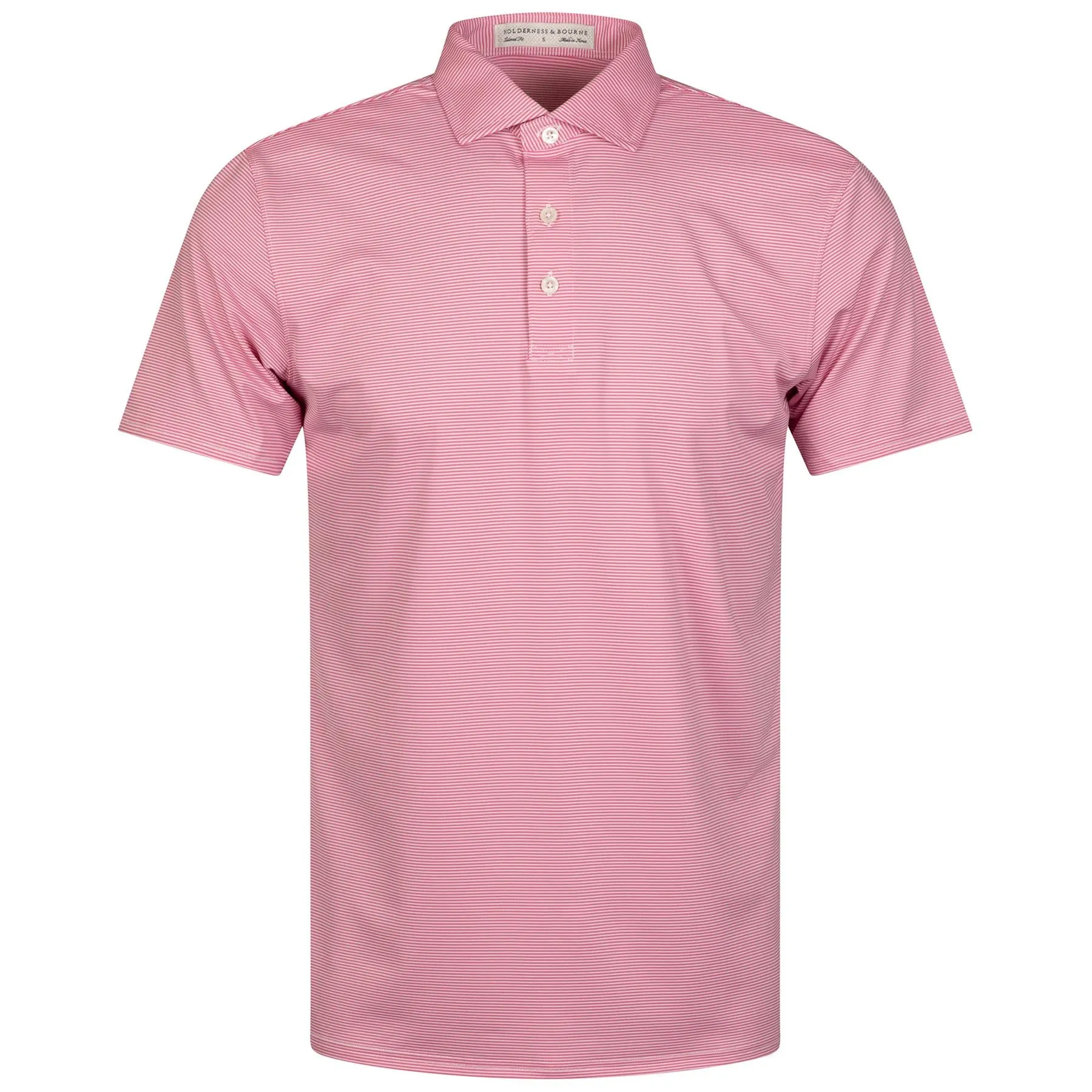 The Perkins Knit Polo Regent/White - SS24