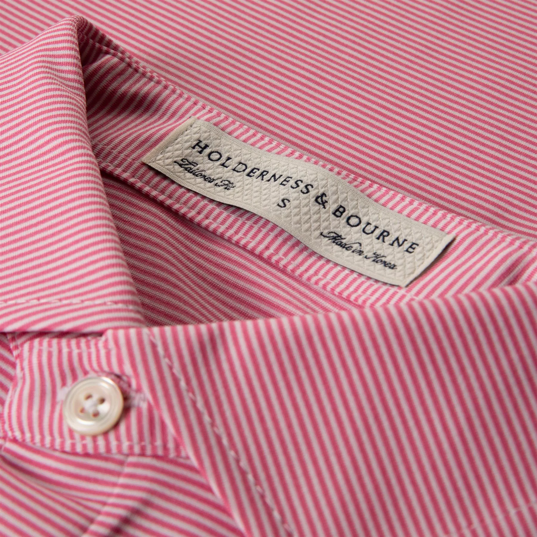 The Perkins Knit Polo Regent/White - SS24