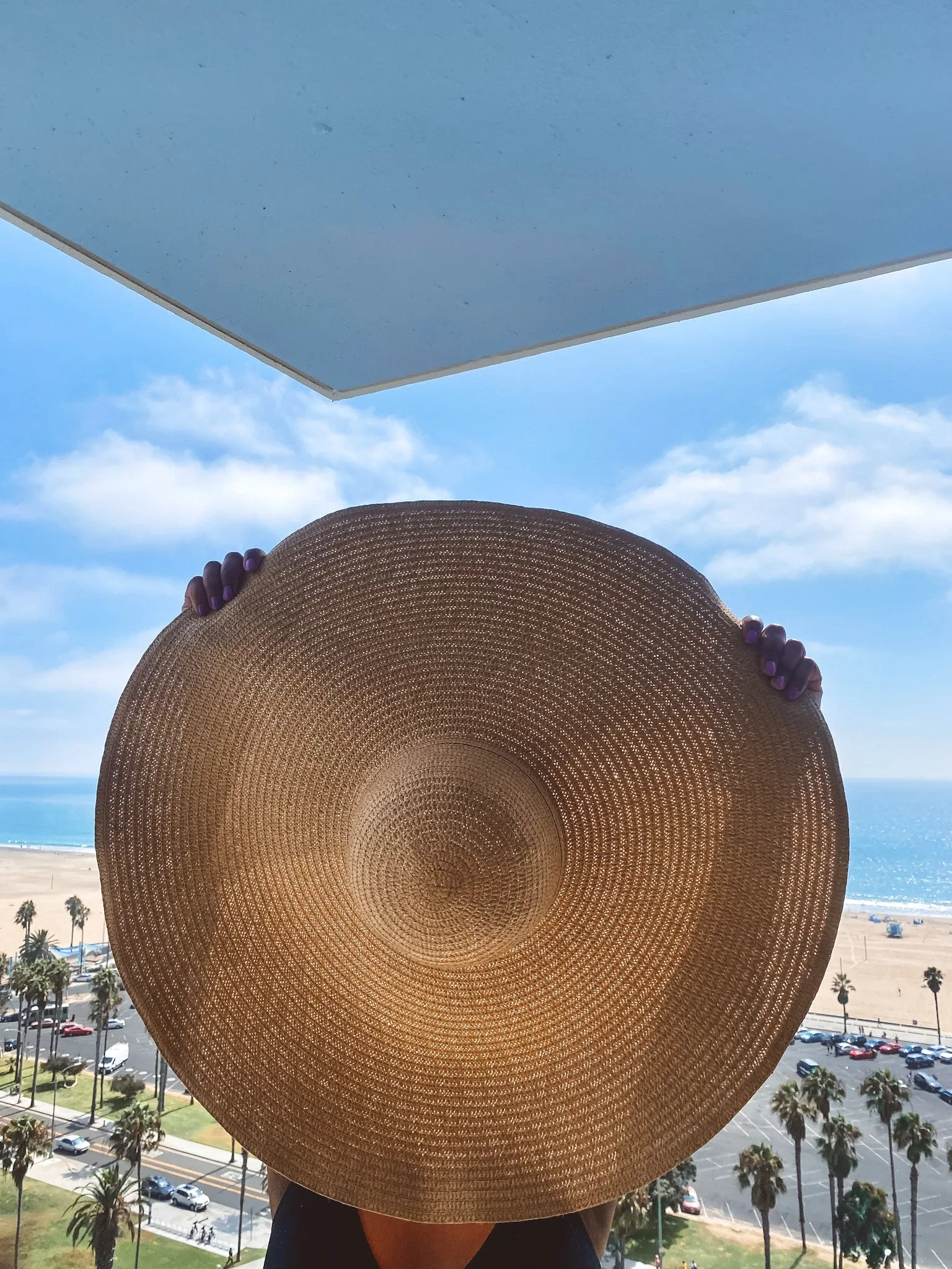 The Shade is Real Oversize Wide Brim Straw Hat