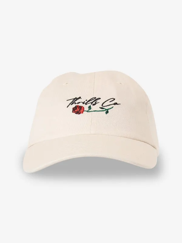 THRILLS Signature Rose 6 Panel Cap - HERITAGE WHITE