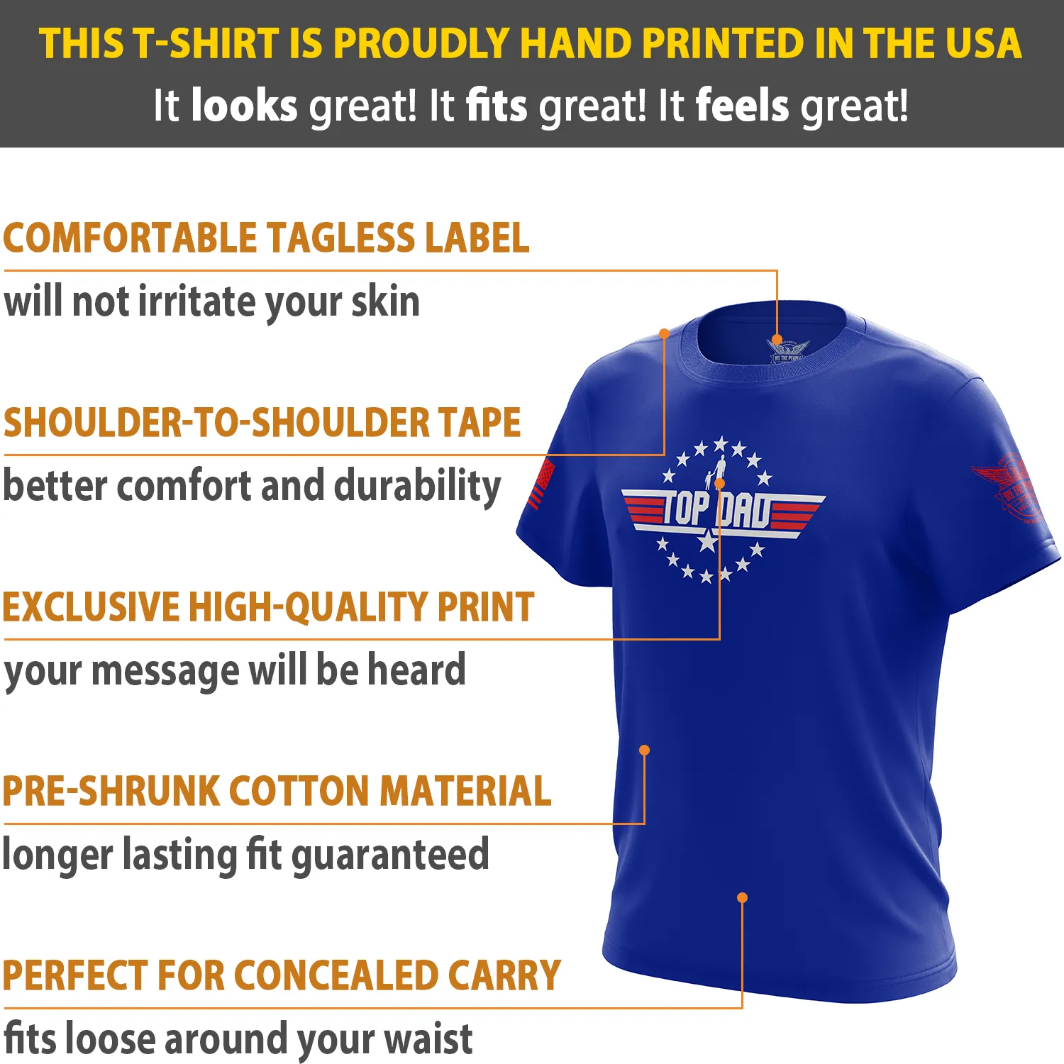 Top Dad Short Sleeve Shirt