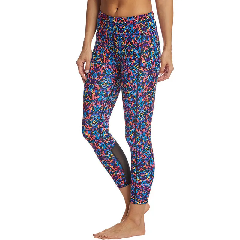 TYR - Women’s Active ¾ Kalani Tight- Carnivale - Multi