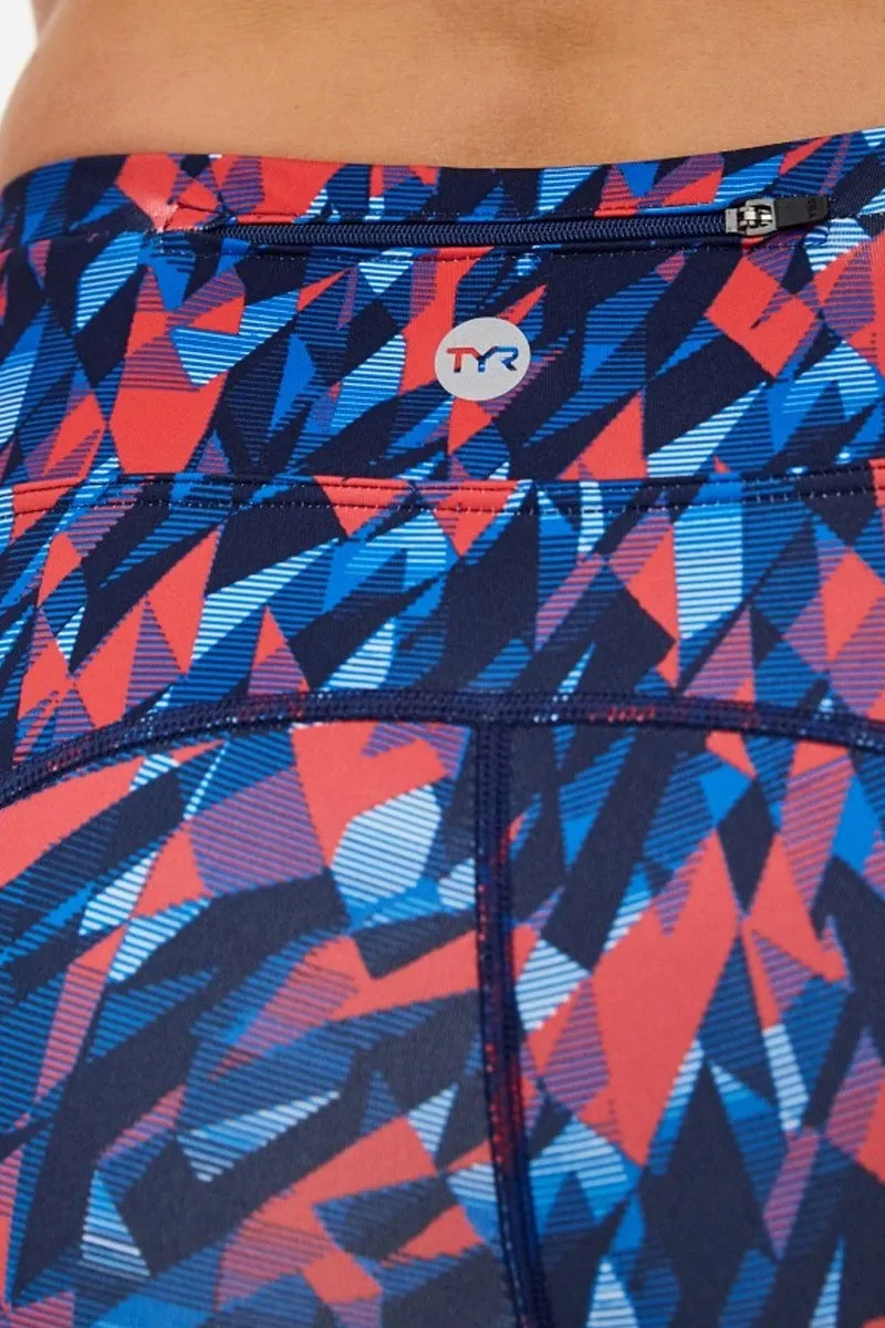 TYR - Women’s Active ¾ Kalani Tight- Carnivale - Multi