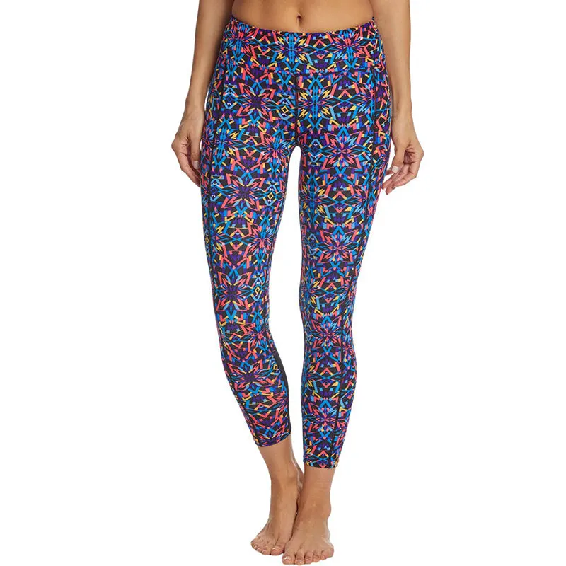 TYR - Women’s Active ¾ Kalani Tight- Carnivale - Multi