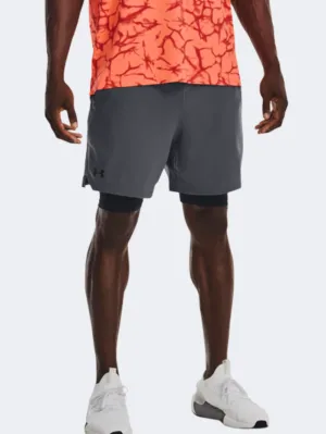 Under Armour Vanish Woven 2 In 1 Men Training Short Pitch Grey/Black
