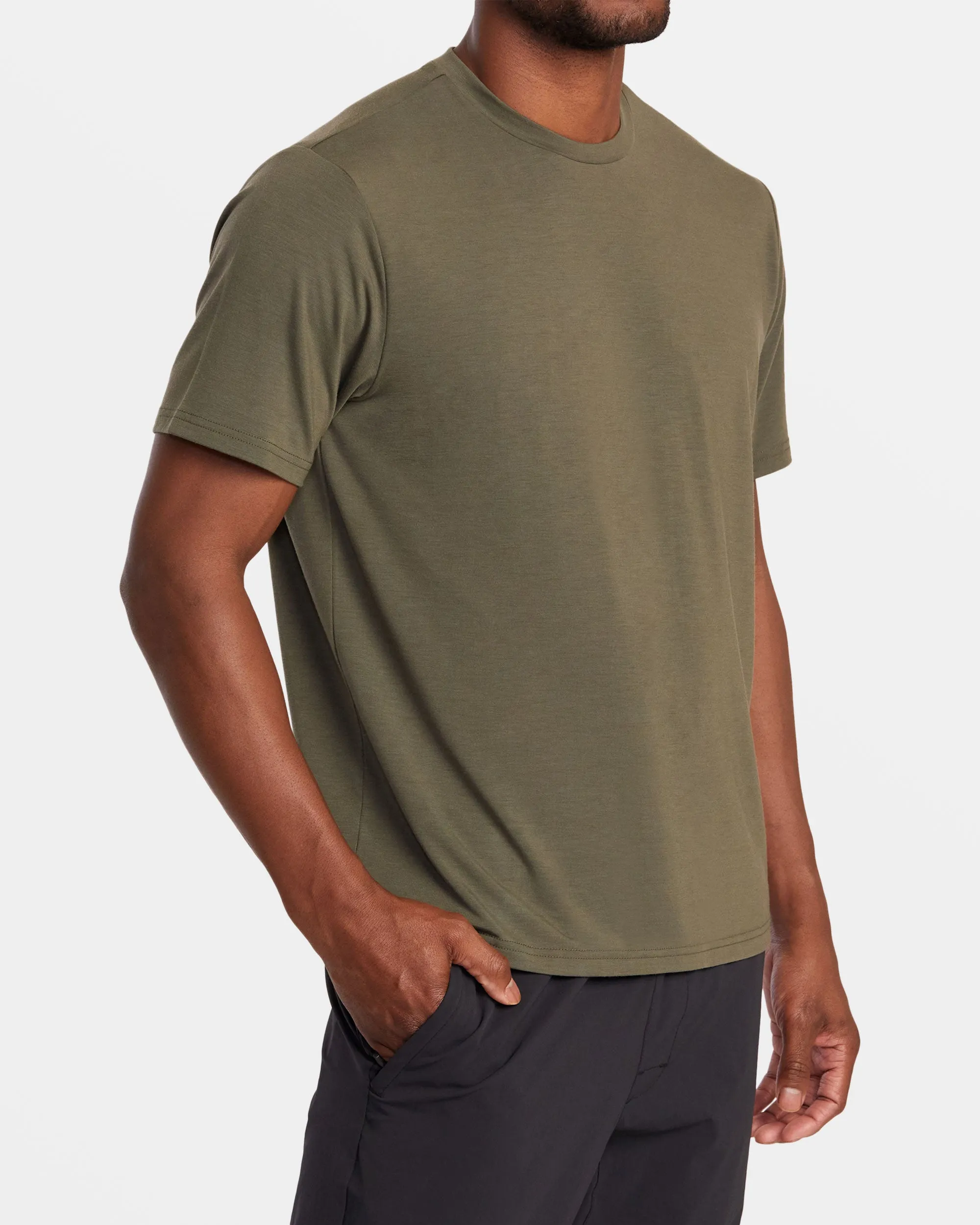 VA Sport Balance Technical Training Tee - Olive