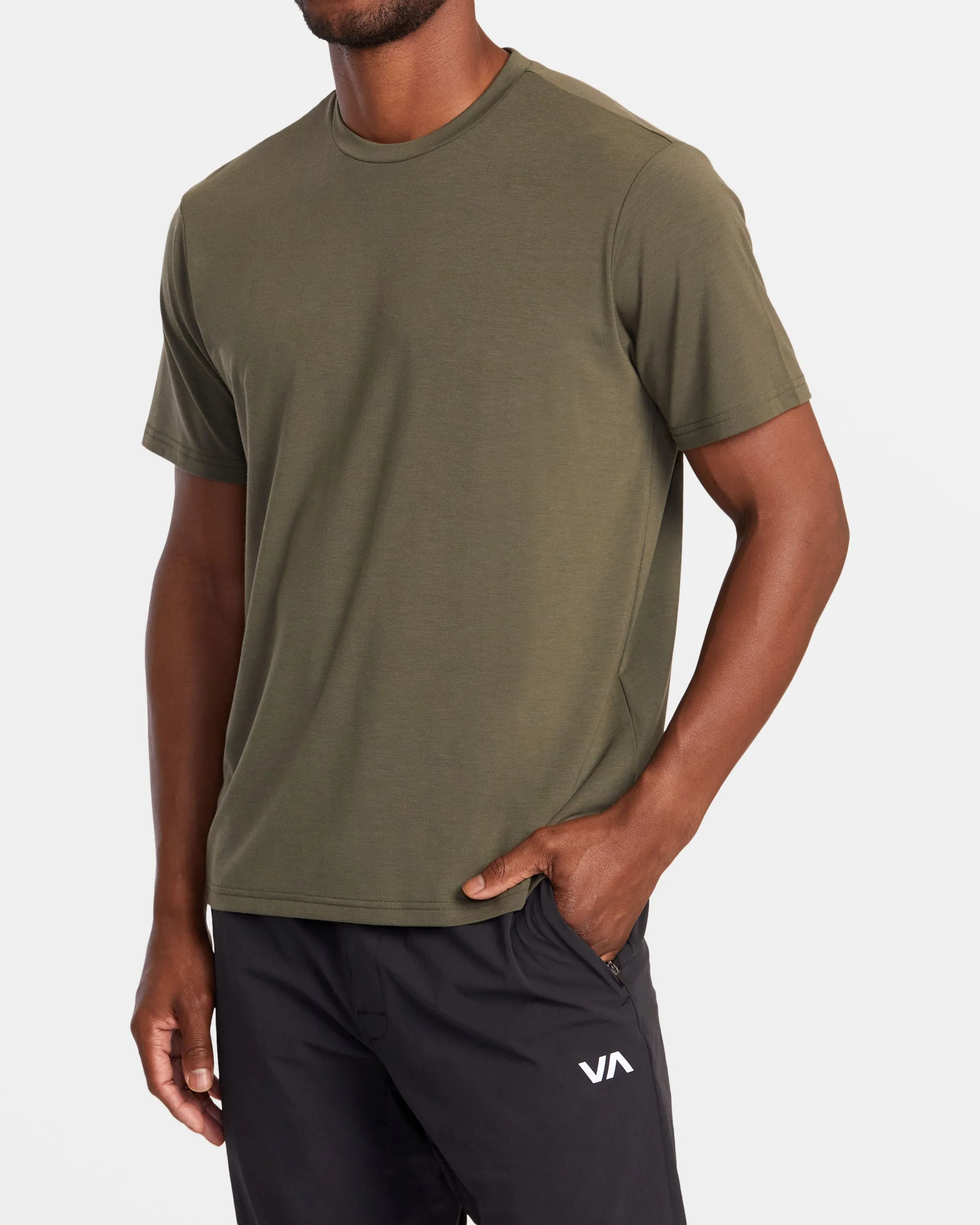 VA Sport Balance Technical Training Tee - Olive