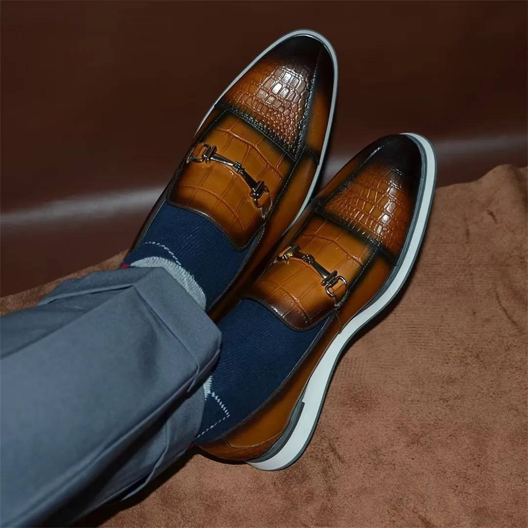 Veltique Croctex Luxe Monk Slips