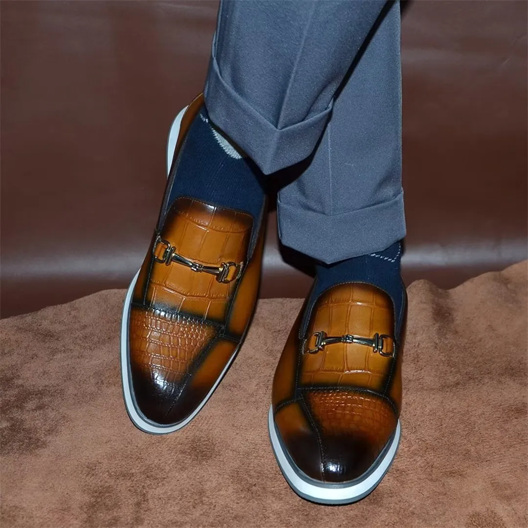 Veltique Croctex Luxe Monk Slips