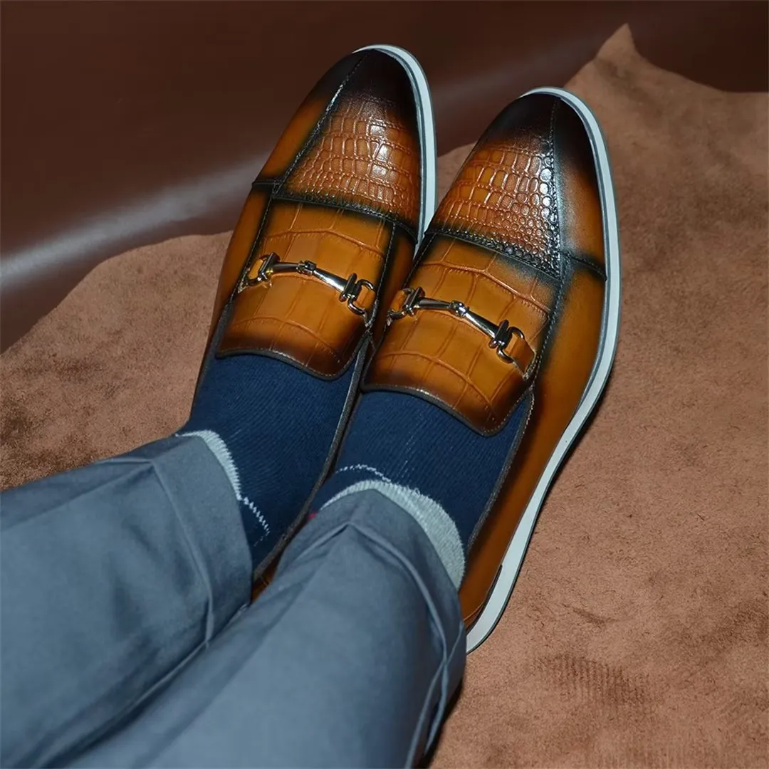 Veltique Croctex Luxe Monk Slips