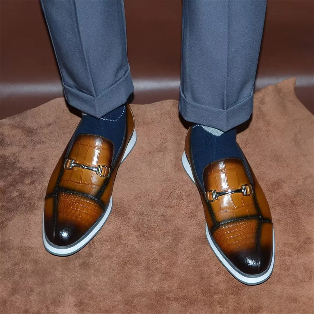 Veltique Croctex Luxe Monk Slips