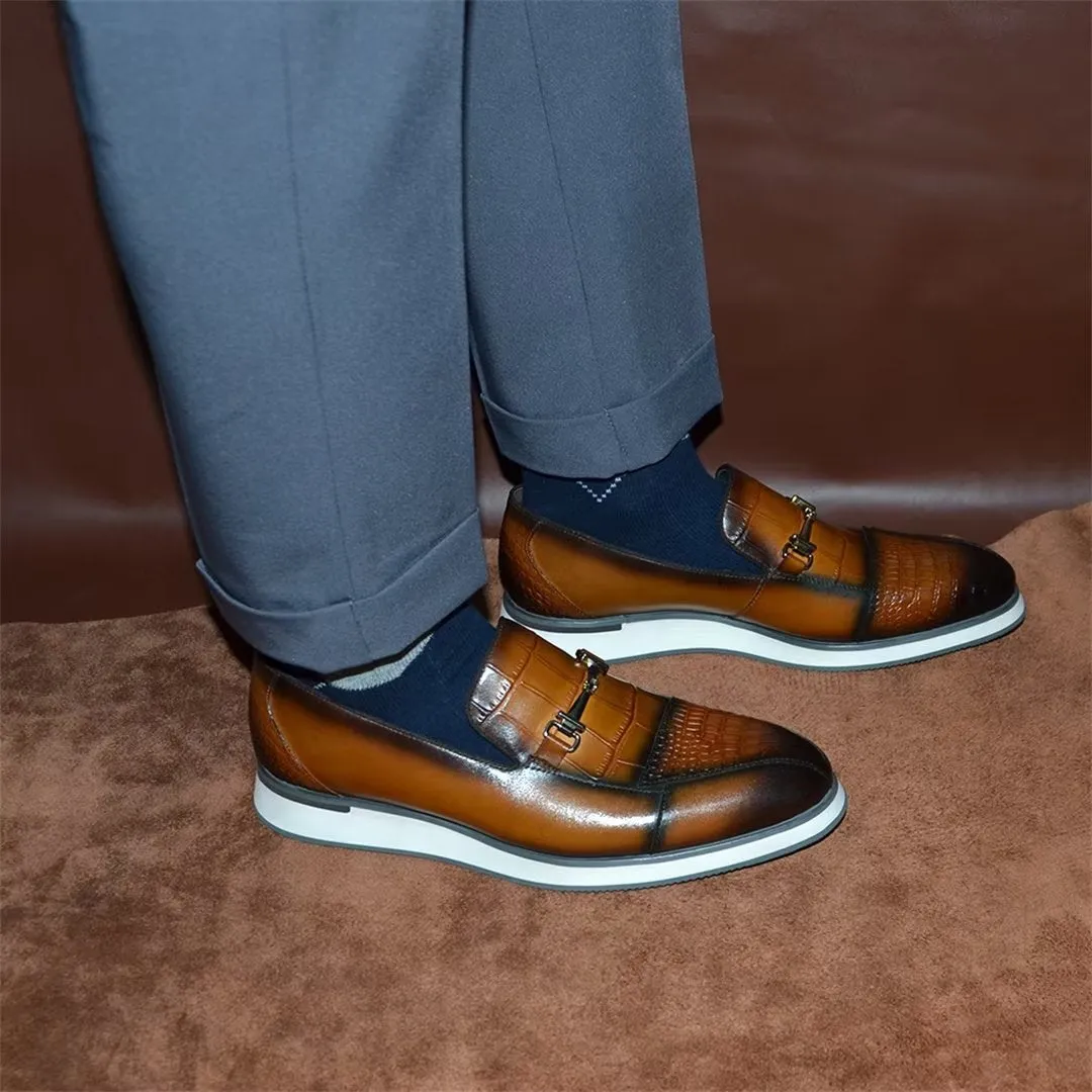 Veltique Croctex Luxe Monk Slips