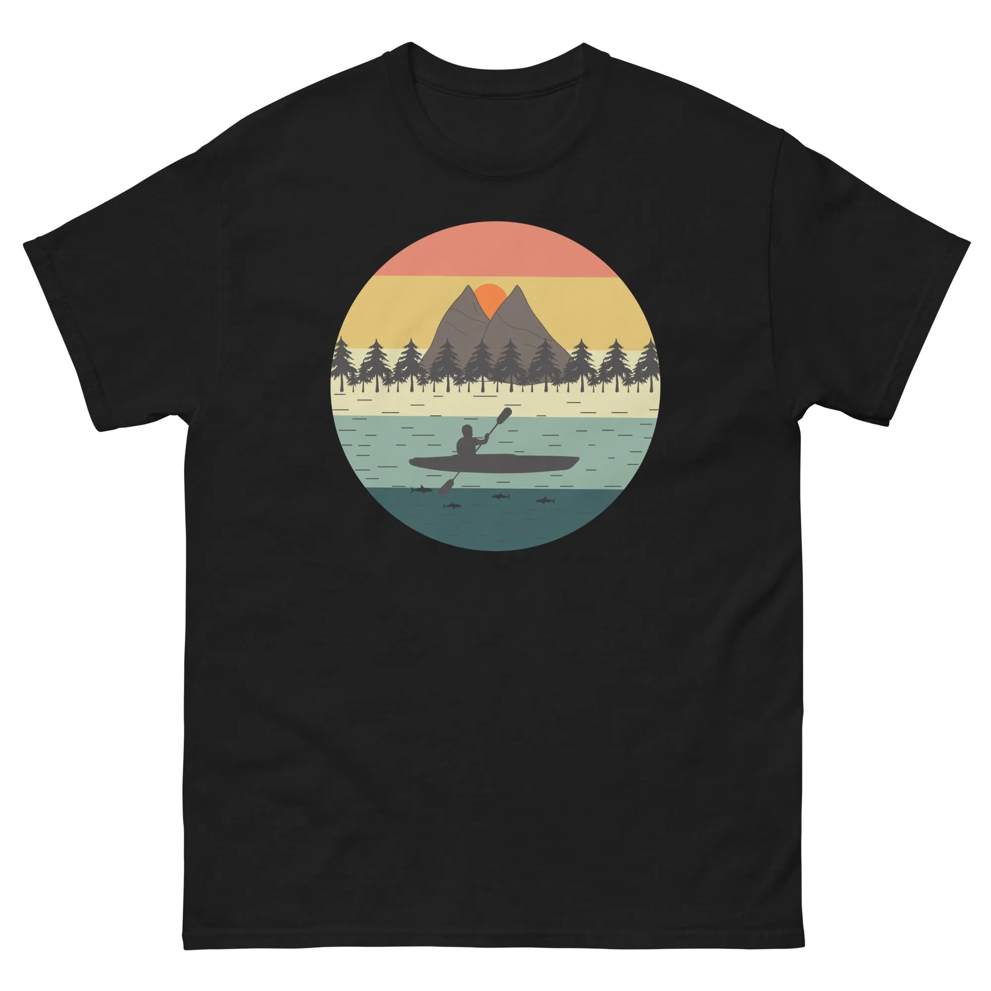 Vintage Kayaking T-Shirt: Explore the Waters in Style | Men's classic tee