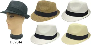 Wholesale Fedora Hats Unisex H59314