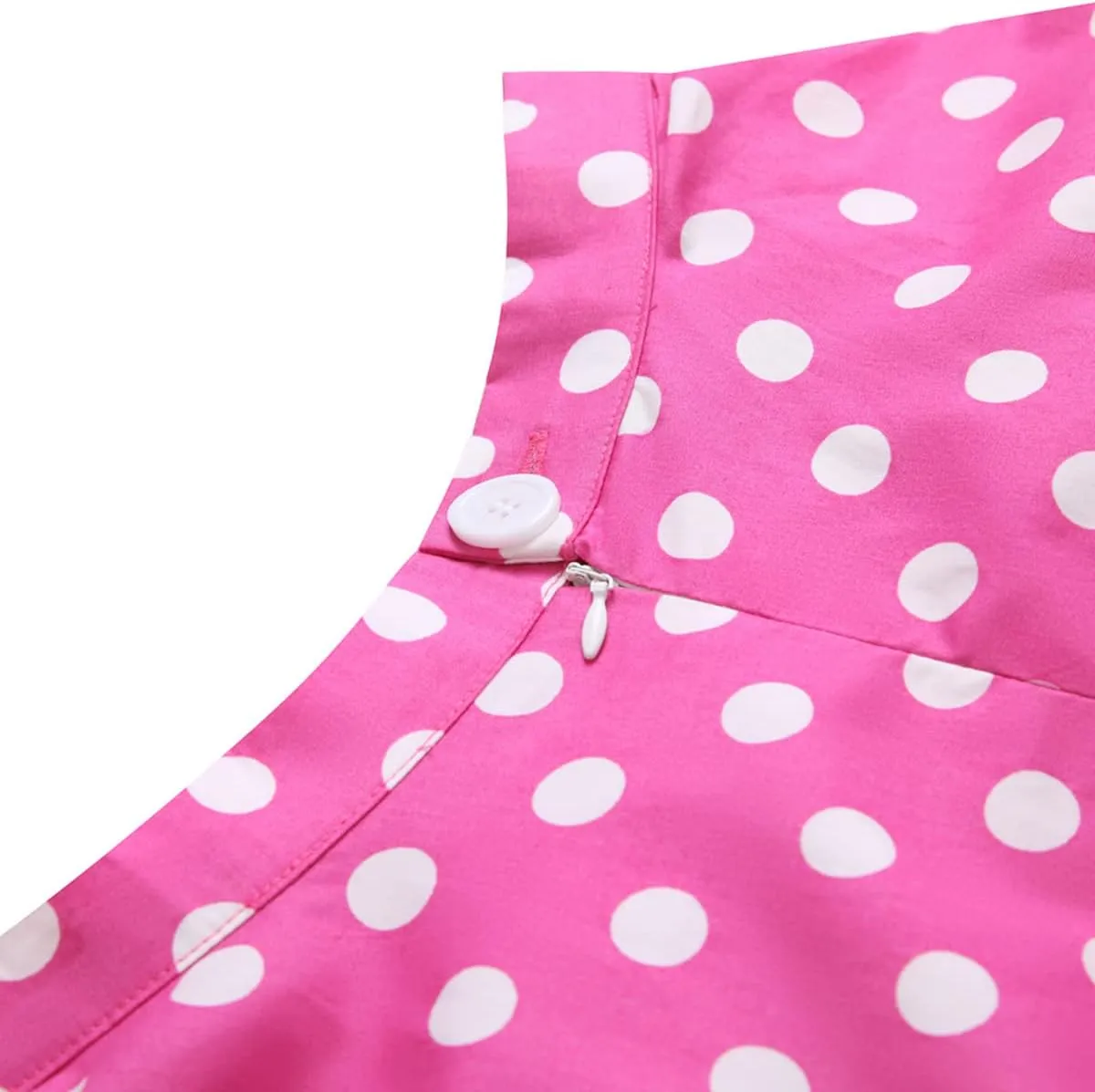 Women 50s Vintage Polka Dot A Line Pleated Midi Skirt Floral Cherry Cocktail Swing Skirt High Waist Knee Length Flared Skirt