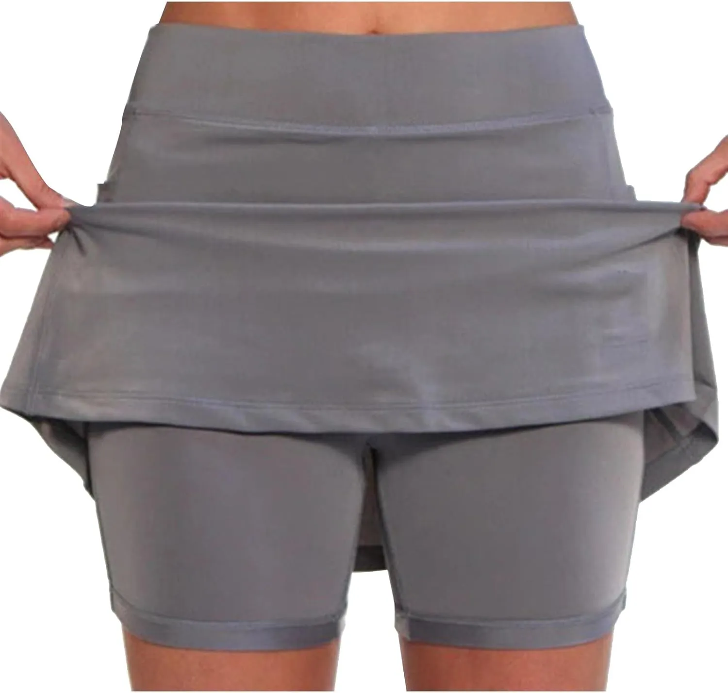 Women Golf Skorts with Pockets Tummy Control High Waisted Gym Skorts Athletic Sports Pants Tennis Skort Dress