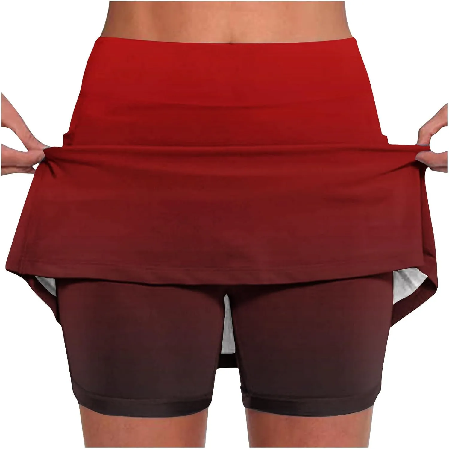 Women Golf Skorts with Pockets Tummy Control High Waisted Gym Skorts Athletic Sports Pants Tennis Skort Dress