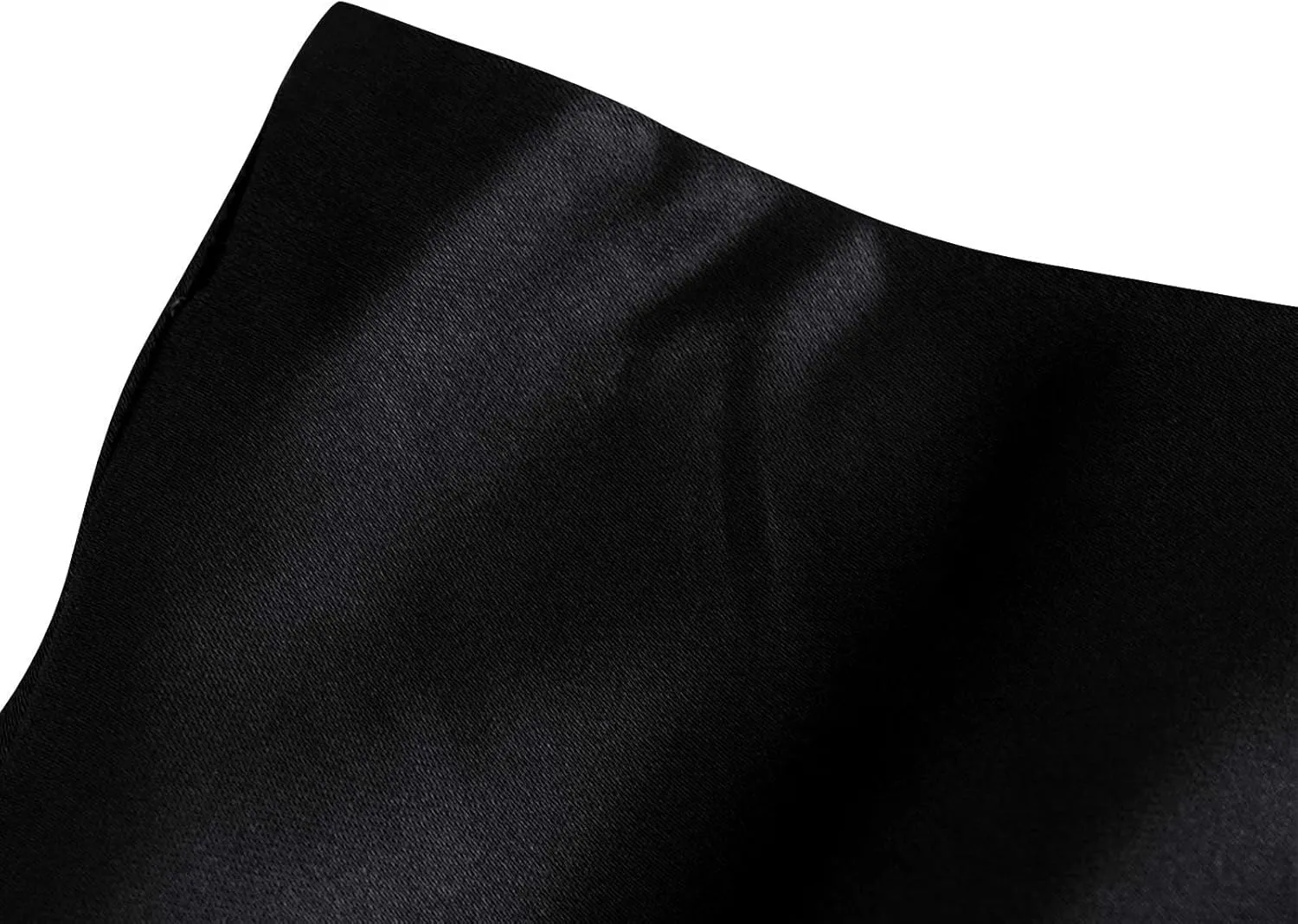 Women Satin Basic Midi Skirt Bodycon High Waist Pencil Skirts Elegant Casual Slim Fit Work Skirt for Going Out