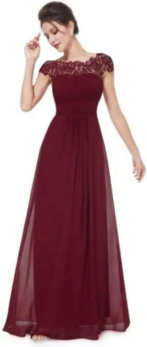 Women Slim Dresses Sleeveless Chiffon Dresses Long Evening Gowns Wedding Banquet Bridesmaid