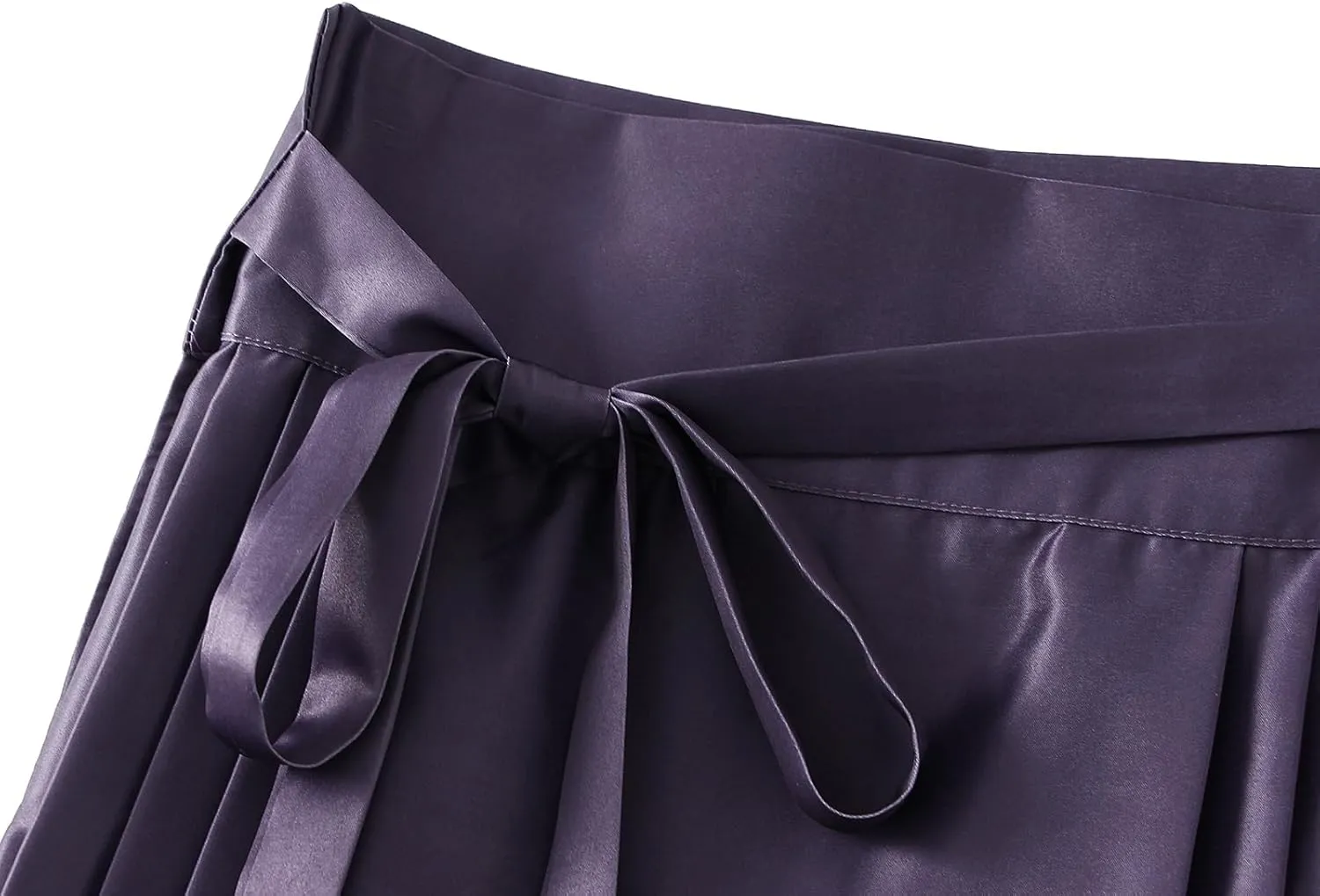 Women's 2024 Bohemian Long Skirts Elastic High Waist A Line Maxi Skirts Summer Casual Pleated Flowy Skirts